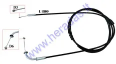 THROTTLE CABLE FOR A SCOOTER, QUAD BIKE 2T L1800