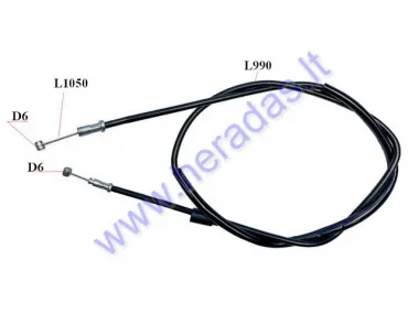 Throttle cable for quad bike ATV BASHAN 200cc L105cm