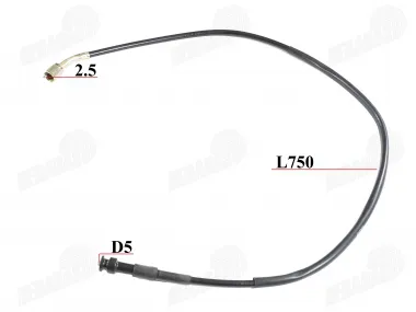 Trosas spidometro L75cm kvadratas/apvalus skeltas užsukamas tinka CHAMP DELTA, CHAMP MONTANA