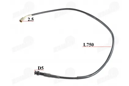 Trosas spidometro L75cm kvadratas/apvalus skeltas užsukamas tinka CHAMP DELTA, CHAMP MONTANA