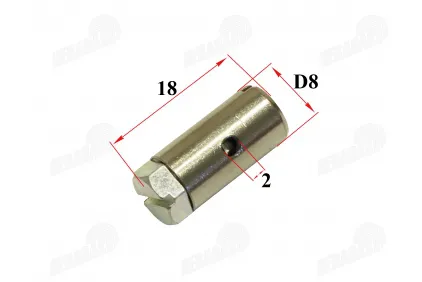 Cable clamp 2mm