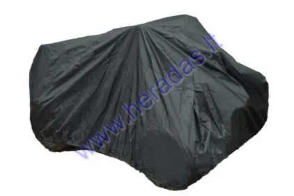 Cover for motorcycle, ATV, lawn tractor, black 208x122x78cm protective covering for tractors