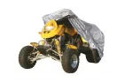 Cover for motorcycle, ATV, lawn tractor, silver 251x125x85 protective covering for tractors XL