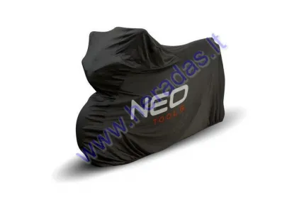 Cover for motorcycle black NEO TOOLS 220x105x130cm protective cover, waterproof, breathable material