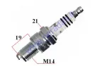 Spark plug for motorcycle BR9EIX 3981