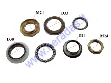 STEERING BEARING SET FOR ELECTRIC SCOOTER EPICO