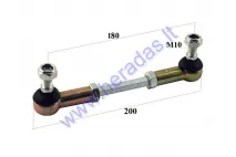 Steering tie rod for ATV quad bike