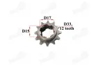 Drive sprocket chain 420 50cc 70cc 120cc fits CHAMP DELTA, CHAMP MONTANA