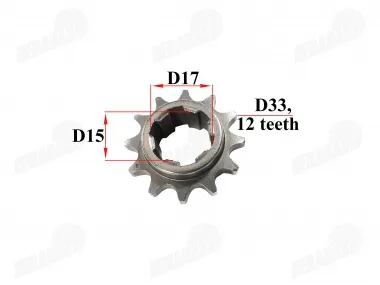 Drive sprocket chain 420 50cc 70cc 120cc fits CHAMP DELTA, CHAMP MONTANA