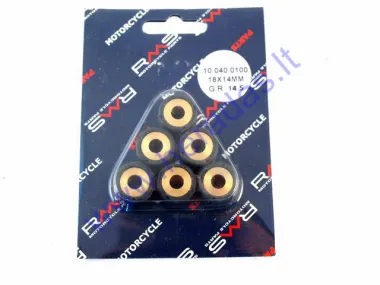 Variator roller set 6pc 14,5g