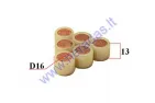 Variator roller set 6pc 16x13 13,5g