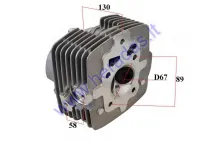 CYLINDER HEAD FOR ATV QUAD BIKE, MOTORCYCLE 250cc D67 ATV 250, ATV Bashan BS250S-11B 250, ATV Bashan BS250S-24 250, ATV Bashan BS250S-33 250, ATV Bashan BS2