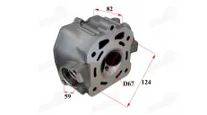 Cylinder head for ATV quad bike, motorcycle 250cc d67 ZS250