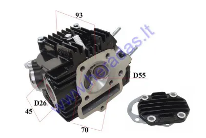 Cylinder head assembly for motorcycle 140cc Lifan LF140 D55