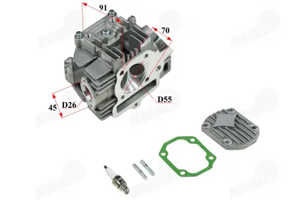 Variklio galvutė motociklo 140cc yx140