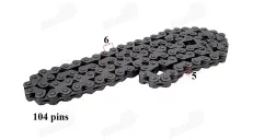 Engine chain 104 links GY6