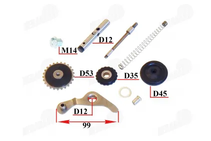 Engine chain tensioner kit for motorcycle, moped 4T 139FMA 50cc 70cc 120cc fits CHAMP DELTA, CHAMP MONTANA