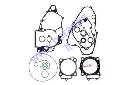 Variklio tarpinių komplektas motociklo Honda CRF450R 2007-2008 CRF450 CRF 450 R