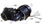 Electric trike scooter engine with transmission gearbox PRACTIC2 72V1000W