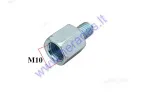 MIRROR ADAPTER, RIGHT THREAD TRANSITION FROM 8MM TO 10MM THREAD.