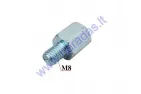 MIRROR ADAPTER, RIGHT THREAD TRANSITION FROM 8MM TO 10MM THREAD.