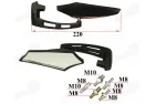 Mirrors for scooter, motorcycle 2 pcs. set , right-hand thread