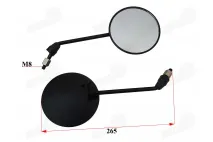 Universal mirror 2pc set for scooter, motorcycle analog CBF35298