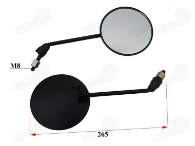 Universal mirror 2pc set for scooter, motorcycle analog CBF35298