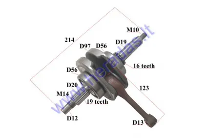 Crankshaft for 150cc 160cc motorcycle YX150 YX160 PIN13