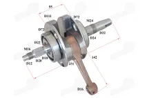 Crankshaft for motorcycle Zongshen CBS300