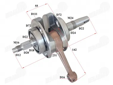 Crankshaft for motorcycle Zongshen CBS300