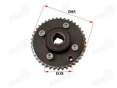 Camshaft for a motorcycle 4T engine