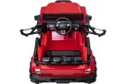 Single seater electric car Jeep Adventure, red