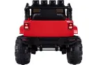 Single seater electric car Jeep Adventure, red