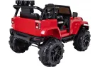 Single seater electric car Jeep Adventure, red