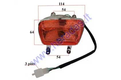 Žibintas galinis keturračio 110-125cc tinka kartu su ATV110348