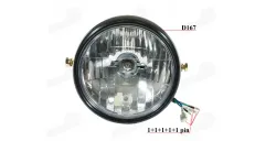 Front light for motorcycle, moped fits CHAMP DELTA, CHAMP MONTANA E mark