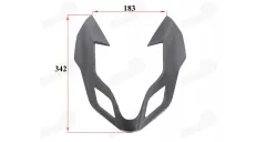 Plastic headlight trim for motorcycle fits FR50