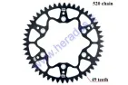 Rear Sprocket Aluminum KTM Husqvarna Husaberg 520 49 Teeth Moto-master 7075 Racing MX