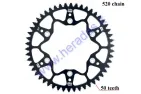 Rear sprocket aluminum KTM Husqvarna Husaberg 520 50 teeth Moto-master 7075 Racing MX