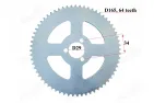 Rear sprocket for motorcycle 64 teeth D165 3 holes T8F  Pocket Bike