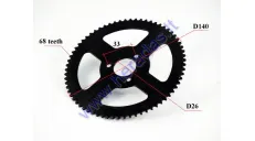 Rear sprocket for motorcycle 68 teeth  outerD140 D29 25H