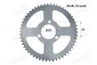 Rear sprocket of a motorcycle D140 54teeth chain T8F