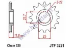 FRONT SPROCKET 13 TEETH, 520 CHAIN