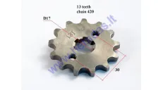 Front sprocket 13 teeth for ATV quad bike