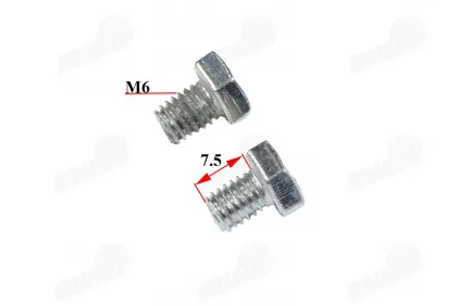 Sprocket lock screw M6x7.5mm set 2 pcs