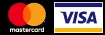 Payment by Visa and Mastercard cards